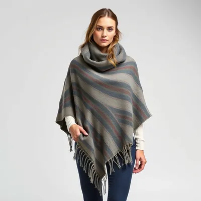 Bufanda de lana de lana merina Vejer — Costalta