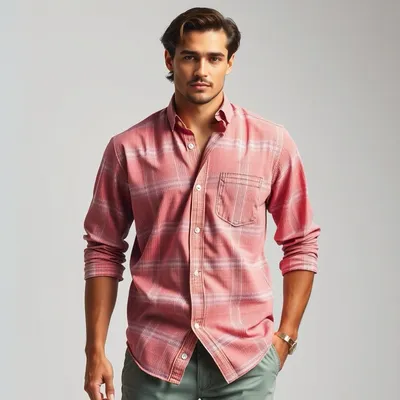 Camisa de franela en tejido reciclado Llanes — Levante Club
