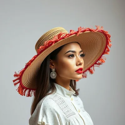 Sombrero de fieltro de canalé Aracena — Alondra