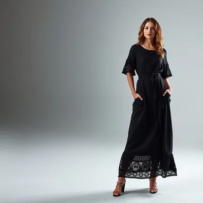 Vestido cruzado de gasa Combarro — Levante Club