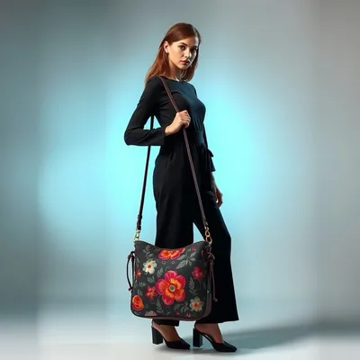 Bandolera con estampado floral Laguardia — Mistral & Co