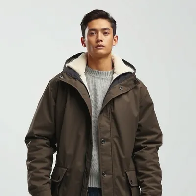 Parka con acabado lavado Peñíscola — Jaraíz