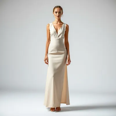 Vestido lencero de punto fino Ribadeo — Fábula