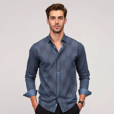Camisa de franela en tejido técnico Zahara — Garbo