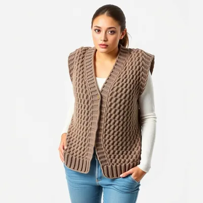 Chaleco de punto de lana merina Comillas — Mistral & Co