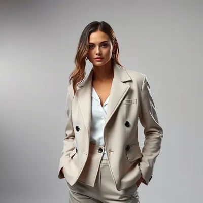 Blazer entallado de gasa Aínsa — Mistral & Co