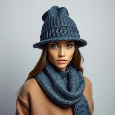 Gorro de punto de lana merina Almagro — Alondra