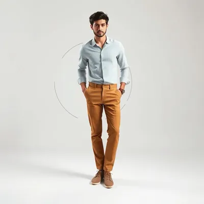 Pantalón chino en tejido reciclado Setenil — Mistral & Co