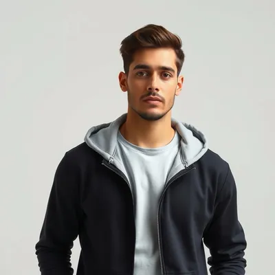 Sudadera con capucha en tejido técnico Alquézar — Alondra