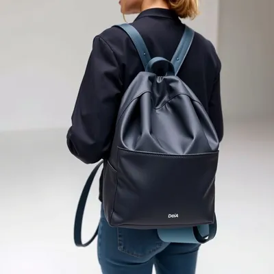 Mochila urbana de algodón peinado Deià — Encinar