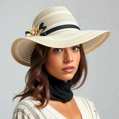 Sombrero de fieltro con detalle bordado Deià — Jaraíz