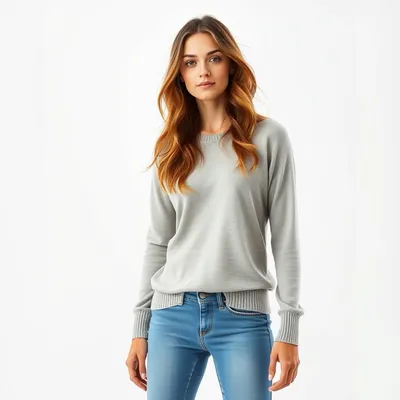 Camiseta de manga larga de lana merina Begur — Costalta