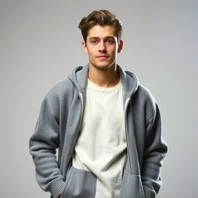 Sudadera con capucha de lana merina Laguardia — Duna Sur