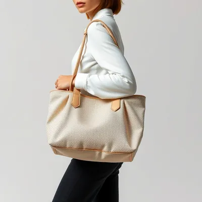 Bolso baguette de algodón peinado Vejer — Garbo