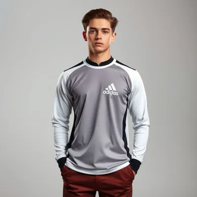 Jersey de cuello alto de canalé Sepúlveda — Índigo Norte