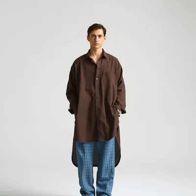 Camisa oversize con acabado lavado Cudillero — Duna Sur