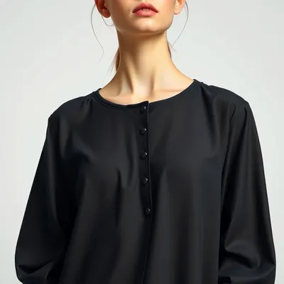 Blusa fluida con detalle bordado Llanes — Costalta