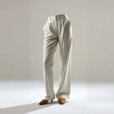 Pantalón palazzo con acabado lavado Laguardia — Alondra