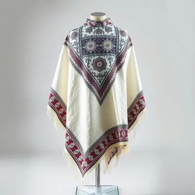 Pañuelo de seda de lino lavado Baeza — Jaraíz