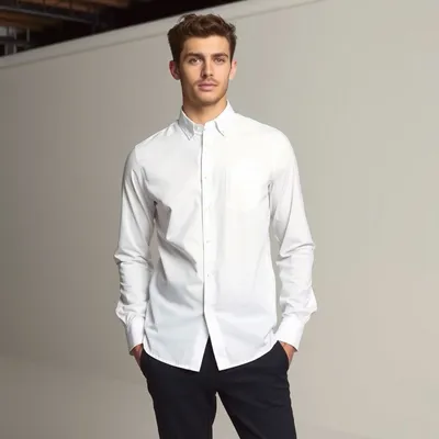 Camisa oxford en tejido elástico Trujillo — Fábula