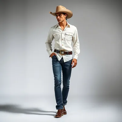 Vaquero elástico de sarga Deià — Garbo