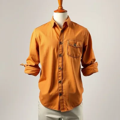 Camisa vaquera en tejido reciclado Formentera — Bruma