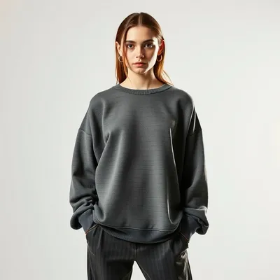Jersey oversize en tejido elástico Peñíscola — Garbo