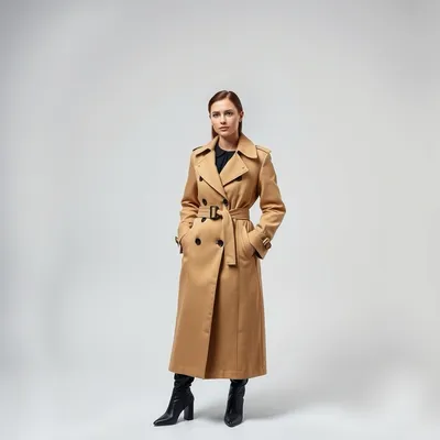 Trench de lana merina Combarro — Garbo