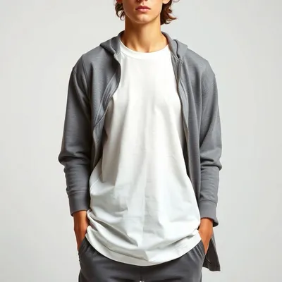 Sudadera con cremallera de lino lavado Comillas — Costalta