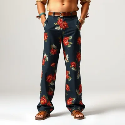 Pantalón de chándal con estampado floral Llanes — Mistral & Co