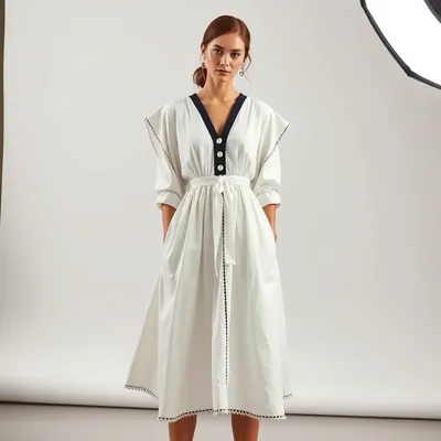 Vestido de punto de algodón orgánico Peñíscola