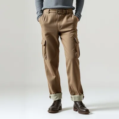 Pantalón cargo de lana merina Sepúlveda — Duna Sur
