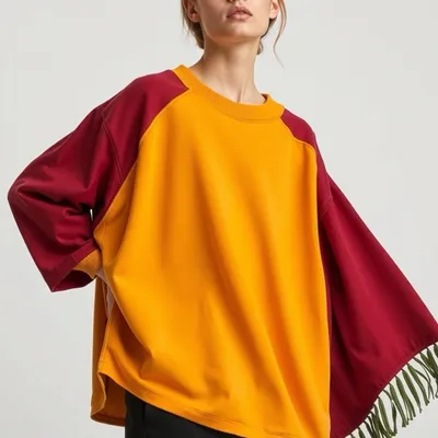 Jersey oversize de sarga Aínsa — Encinar