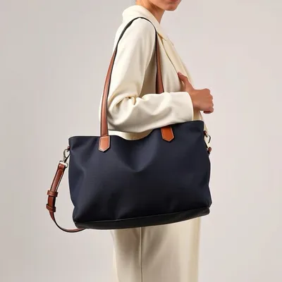 Bolso baguette de lino lavado Lastres — Garbo