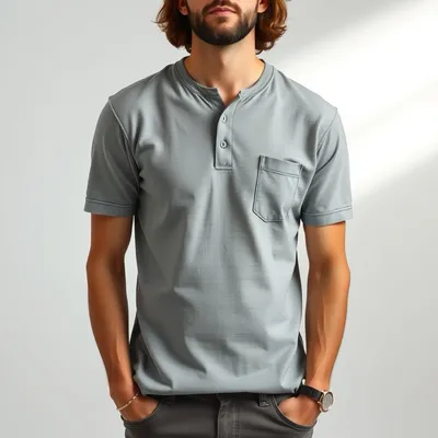 Camiseta estampada de lino lavado Almagro — Bruma