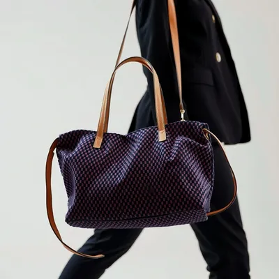 Bolso baguette de algodón orgánico Peñíscola — Costalta