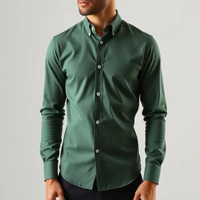 Camisa slim fit de crepé Comillas — Alondra
