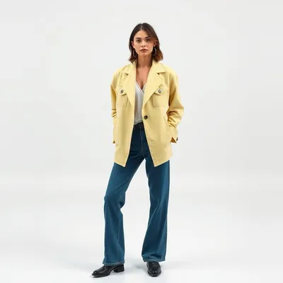 Vaquero mom fit de crepé Sepúlveda — Mistral & Co