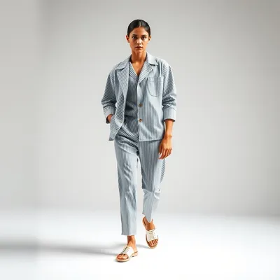 Conjunto de punto de crepé Llanes — Bruma
