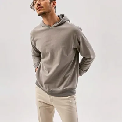 Sudadera con cremallera de crepé Altea — Alondra