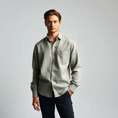 Camisa vaquera de lana merina Lastres — Levante Club